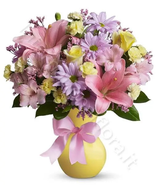 Bouquet di rose, Alstroemeria, Margherite e Garofani Fiori a Domicilio